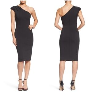 DRESS THE POPULATION Quinn One Shoulder dress XXL